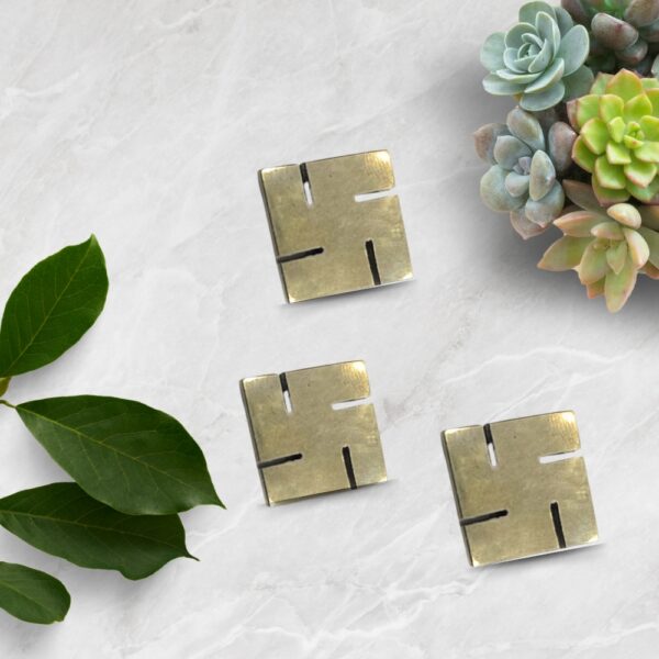 🤩 Golden Pyrite Swastik 🤩